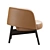 Elegant Collar Armchair for Subdivision 3D model small image 7