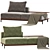 Modern Poliform Brera Sofa Set 3D model small image 1