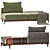 Modern Poliform Brera Sofa Set 3D model small image 2