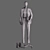 Store & Wardrobe Mannequin 3D model small image 4