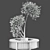 Modern Outdoor Plant Set 3D 3D model small image 3