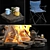 Camping Kit with Essentials & Bonfire 3D model small image 3