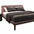 Elegant Kelly Poliform Bed 3D model small image 3