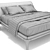 Elegant Kelly Poliform Bed 3D model small image 4