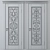 Stained Glass Door: Elegant Design 3D model small image 4