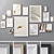 Large Wall Art Bundle 2069 3D model small image 2