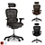 Ergohuman 3D Leather Office Chair 3D model small image 6