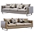 Elegant 2013 Sofa Set 3D model small image 1