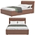 Elegant Jenny Bed Design 3D model small image 2