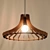 Scandinavian Wooden Pendant Light, Bela 3D model small image 3