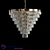 Crystal Lux Abigail Gold Chandelier 3D model small image 1