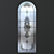 Elegant Stained Glass Archway 3D model small image 1