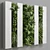 Wooden Frame Vertical Garden Decor 3D model small image 3