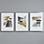 Modern Abstract Picture Frame Set 3D model small image 4