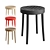 Corona Rendered TON 822 Stool 3D model small image 6