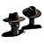 Vintage Hat Set 3D Model 3D model small image 2