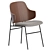 Modern Danish Penguin Dining Chair 3D model small image 1