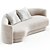 Modern Elegance Yumi Sofa 3D model small image 2