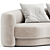 Modern Elegance Yumi Sofa 3D model small image 3