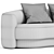 Modern Elegance Yumi Sofa 3D model small image 4