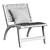 Modern Allegheny Wide Side Chair 3D model small image 4