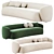 Modern Elegance RENE Sofa Set 3D model small image 6