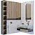 Designer Bathroom Furniture Set 41 3D model small image 1