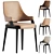 Elegant Potocco Velis Chair in 3D 3D model small image 1