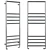 Modern Heated Towel Rail: Lulu 3D model small image 1