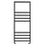 Modern Heated Towel Rail: Lulu 3D model small image 2