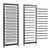 Compact Folding Towel Warmer 3D model small image 1