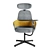 Modern Ergonomic Lounge Chair with 3D Design 3D model small image 3