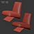 AUREL Fabric Lounge Chic Chair 3D model small image 6