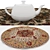 Round Rug Set with Variants 3D model small image 4