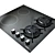 PBR Glossiness Compatible Cooktop 3D model small image 3