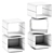 Compact KAAR Bookcase spHaus Design 3D model small image 3