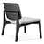 Sleek Curve Poliform Armchair 3D model small image 2