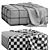 Modern Taos Upholstered Ottoman 3D model small image 3