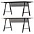 IKEA UTESPELARE Gaming Desk 3D model small image 4