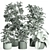 33-Piece Indoor Plant Set 3D model small image 6