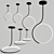 Swivel LED Pendant Lamp: Poise 3D model small image 2