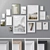 Multiframe Wall Art Set 3D model small image 1