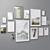 Multiframe Wall Art Set 3D model small image 3