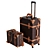 Modern Baggage Set 3D Model 3D model small image 1