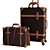 Modern Baggage Set 3D Model 3D model small image 2