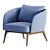 Modern Cosmo Armchair by HC28 3D model small image 4