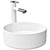 Designer Ceramic Sink BB1357 3D model small image 2