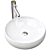 Designer Ceramic Sink BB1357 3D model small image 5