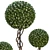 Precision Outdoor Shrub Plants Set 3D model small image 3