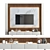 Modern TV Wall Display Unit 3D model small image 1